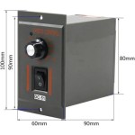 DC-51 Electronic Starter Speed Controller, 0–180VDC Output, 250W Max, AC 220V Input, for DC 110V Applications